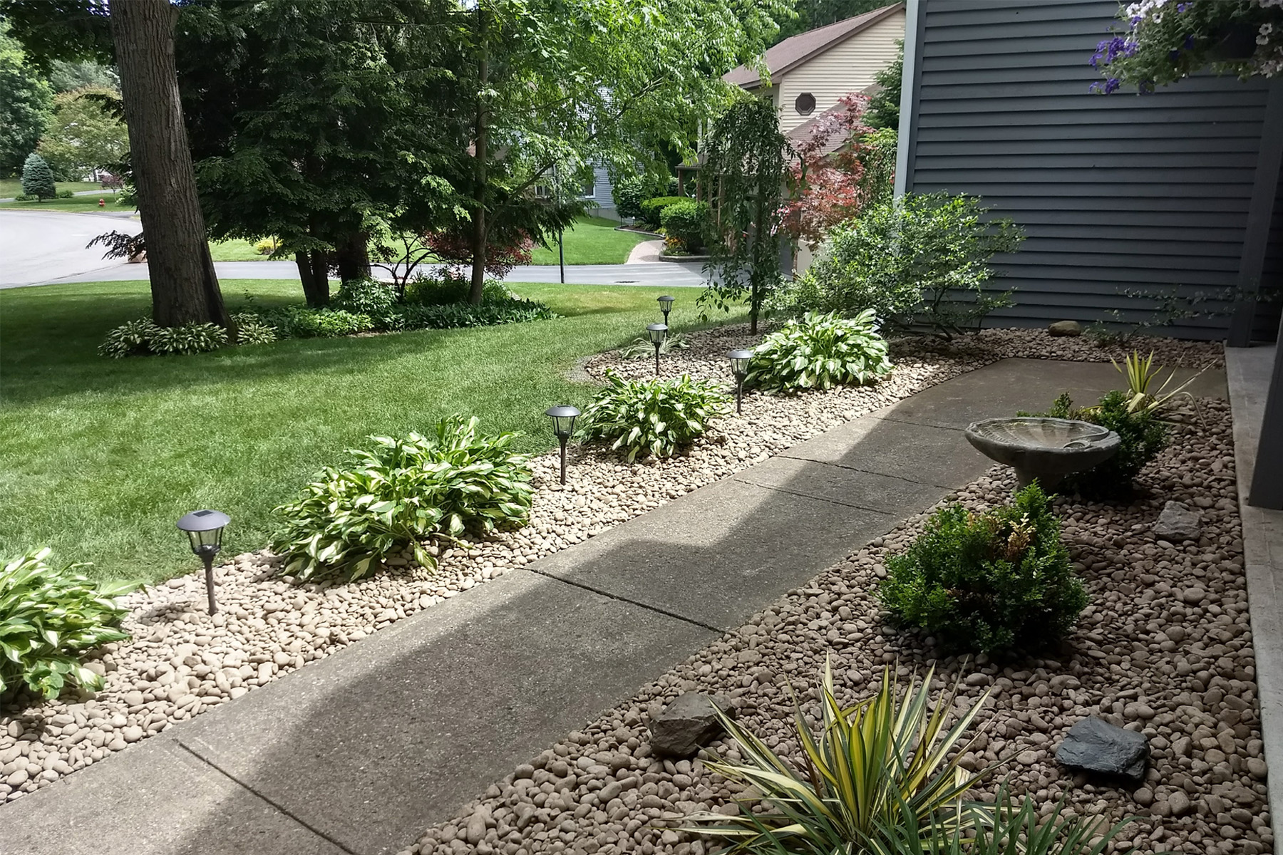 Thumnail of installation of new stone walkway