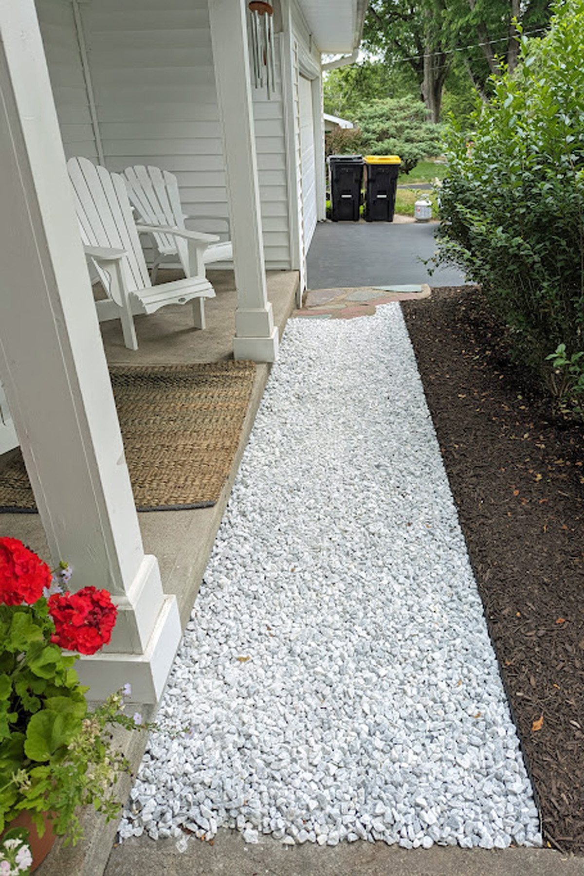 Stone and Metal Edge Drip Line